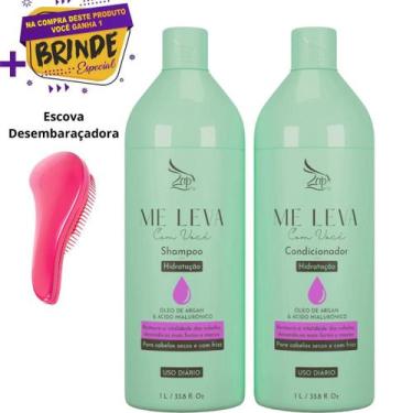 Imagem de Kit Zap Me Leva Com Você Shampoo + Condicionador Hidratação Óleo de Ar