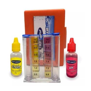 Imagem de Kit analise de cloro e PH - Hidroazul
