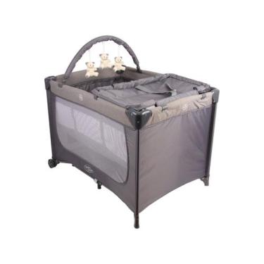 Imagem de Berço Portátil Desmontável Baby Style Joly Cinza, Cinza