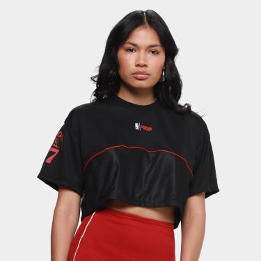 Imagem de Camiseta Cropped NBA Mitchell & Ness Feminina-Feminino