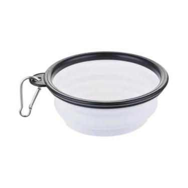 Imagem de Tigela De Silicone Dobrável Para Cães 350 650 1000ml, Alimentador Port