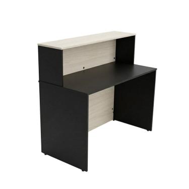 Imagem de Balcão para Atendimento 120cm Studio Legno Crema/preto Legno Crema/Preto