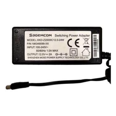 Imagem de Kit com 25 unidades - Fonte de Alimentação Mesa 12V 2,0Amp - Sagecom, 