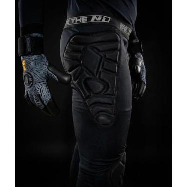 Imagem de Calça Térmica com Proteções N1 Goalkeeper, M, Cinza
