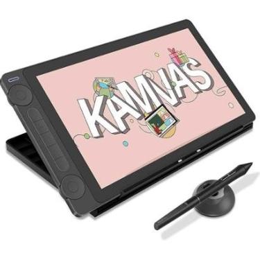 Imagem de Mesa Digitalizadora Huion Kamvas 3ª Geração 13", Suporte Ajustável, Full HD, 16384 Níve...