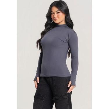 Imagem de Camisa Térmica Flanelada Peluciada Feminina Segunda Pele Frio Intenso Inverno Mvb Modas...