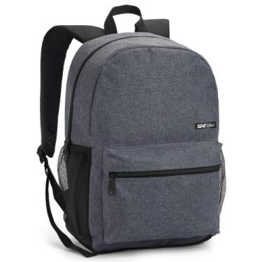 Imagem de Mochila De Costas 17" SNT Masculina Juvenil Passeio Escolar - Seanite