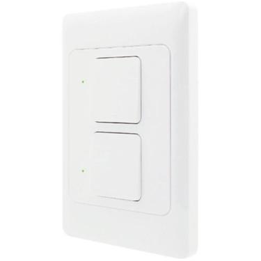 Imagem de Interruptor Smart AGL, Wi-Fi, 2 Teclas, Branco - 1106062
