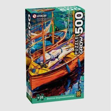 Imagem de Quebra cabeça 500 pcs - barcos impressionistas - GROW