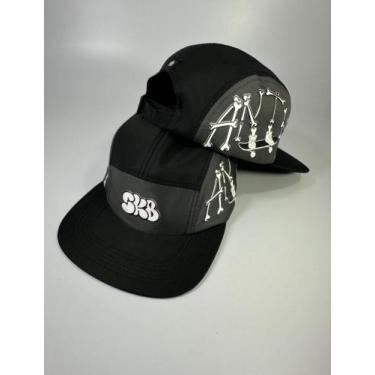Imagem de Boné skatista five panel - SK8 - Anth Co., Preto, Cinza