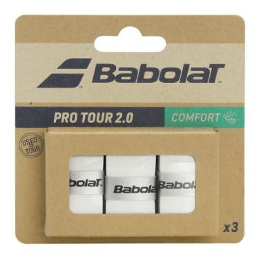 Imagem de Overgrip Babolat Pro Tour 2.0 Com 03 Unidades Branco