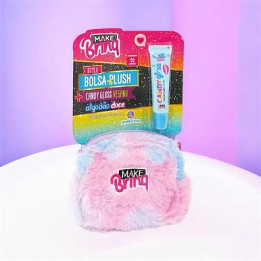 Imagem de Brinquedo Kit Bolsa Plush Infantil com Hidratante Labial  Make Brinq A