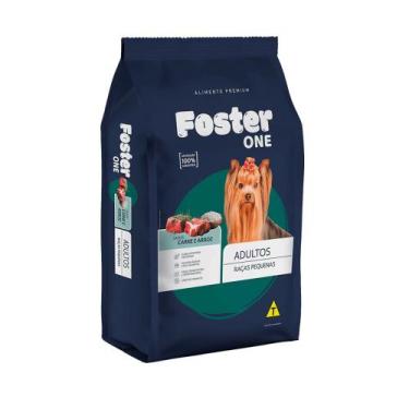 Imagem de Ração Foster Adultos Raças Pequenas Carne e Arroz 1kg