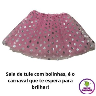 Imagem de Saia tule bolinha festa carnaval bailarina fantasia - Bazarfantasia, R