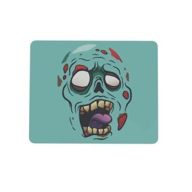 Imagem de Mouse pad Criativo Retangular 22x18 Zumbi - Geek Vip, Azul