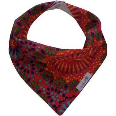 Imagem de Babador bandana mandala vermelha - Dudsbb
