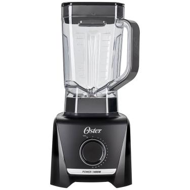 Imagem de Liquidificador Oster OLIQ610 1400W 3,2L Full Plastico Antimicrobiano Tampa Medidora 100ML 15 Velocidades Preto 220V