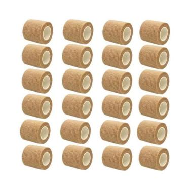 Imagem de Bandagem Elástica Autoadesiva Respirável, 24 Rolos Para Pessoas E Anim