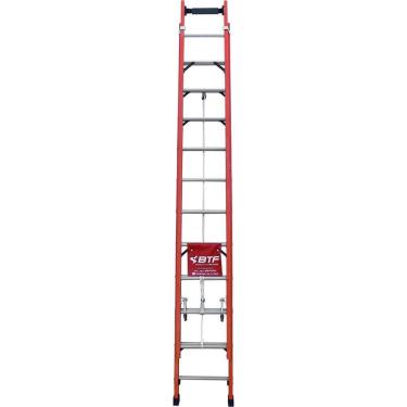Imagem de Escada Extensível EFR9929 22 Degraus em Fibra de Vidro Não Condutora Fixa 150KG Botafogo Lar & Lazer 600CM