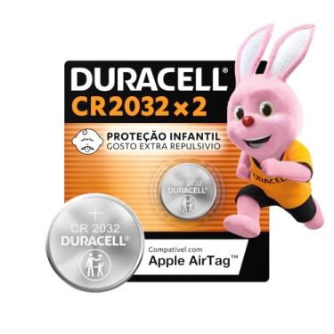 Imagem de Duracell Pilhas Moeda CR2032 Pack 2 Unidades – Ideal para Placas Mãe e Controles Automotivos