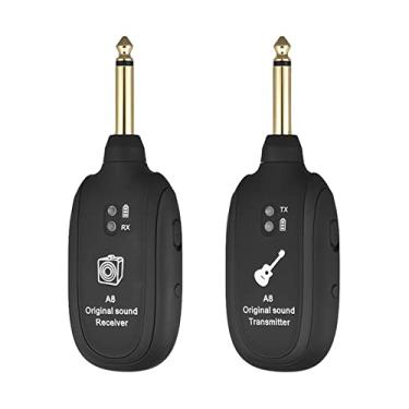 Imagem de Romacci Conjunto Receptor Transmissor De Guitarra Sem Fio A8 730Mhz 50m Para Guitarra Elétrica Baixo Violino