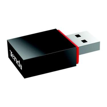 Imagem de Adaptador WiFi USB Tenda U3 N300 300Mbps Mini para PC e Notebook