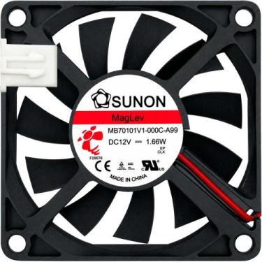 Imagem de Miniventilador MB70101V1-000C-A99 12V 1.66W 2L 2P 7010 A1 - Sunon
