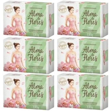 Imagem de Kit 6 Sabonete Alma de Flores Finíssimas Essências 130g - Memphis