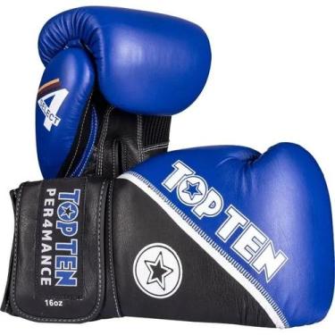 Imagem de Luva de Boxe e Muay Thai 100% couro PREMIUM 4SELECT PERFORMANCE - Top 