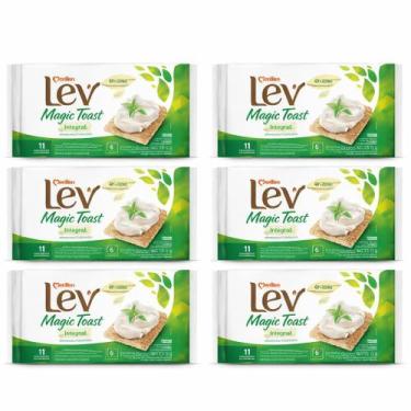 Imagem de Marilan Lev Magic Toast Integral 110g Kit 6 Unidades Torrada Leve Croc