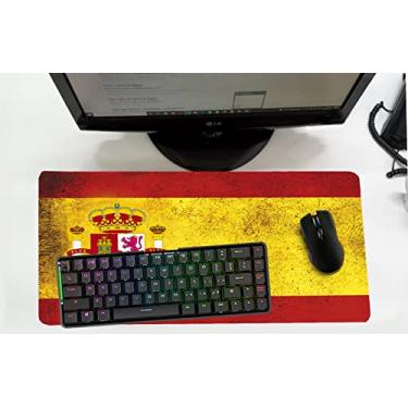Imagem de Mouse Pad Desk Pad Grande 30x70cm - BANDEIRA ESPANHA