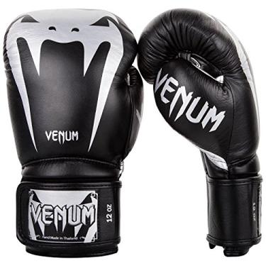 Imagem de Venum Luvas de boxe Giant 3.0 – 340 g, preto/prata, 340 g