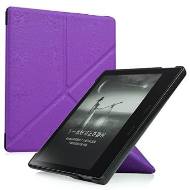 Imagem de CCOO Nova capa para Kindle Oasis (9ª, 2017 lançada e 10ª geração de 2019, 7 polegadas), capa inteligente com suporte de origami, despertar/hibernar automática
