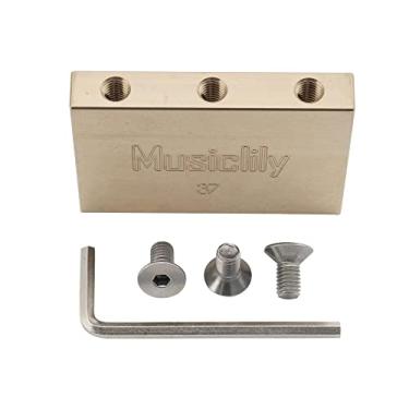 Imagem de Musiclily Ultra 37mm Bloco Tremolo de Latão Sólido para Ponte Floyd Rose Locking Tremolo Guitarra Elétrica