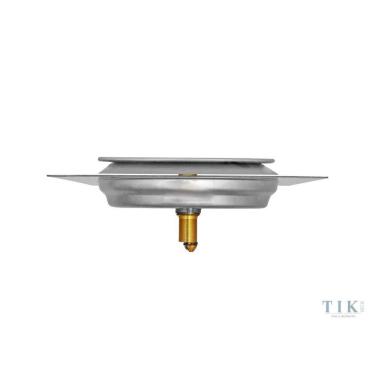 Imagem de Kit 05 Ralo Click Quadrado 10X10 Inox Veda Cheiro E Insetos