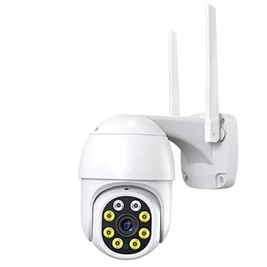 Imagem de 2MP WiFi Câmera Residencial Sem Fio PTZ Câmera Externa À Prova D' Água Duas Vias Voz Plug EUA