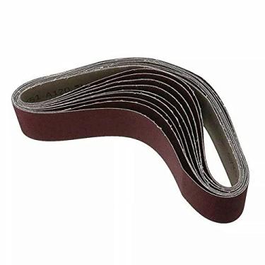 Imagem de 10 pc 686 * 50mm óxido de alumínio óxido de alumínio 40-1000 grão para lixadeira máquina de polimento lixar metais madeira couro ferramentas elétricas, 240