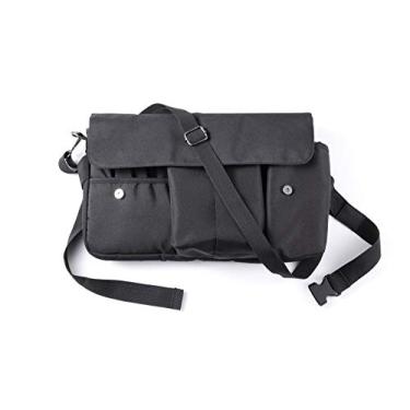 Imagem de Camdeez Rownyeon Bolsa de pincéis de maquiagem profissional para cosméticos organizador portátil com alça de cinto ajustável para artistas (pincéis não incluídos), F001, 1 Count (Pack of 1)