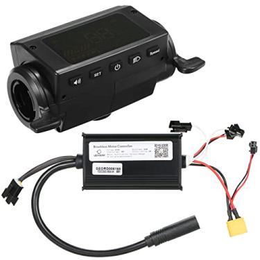 Imagem de Tingpai Painel de exibição do painel 36 v controlador de motor sem escovas farol polegar alças montagem peças de substituição pa 8 polegadas kugoo s1/s2/s3 pa etwow scooter elétrico