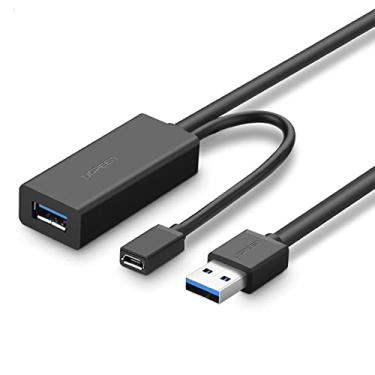 Imagem de U.green Cabo Extensor Usb 3.0 Extensão Ativa Alimentado Suporta Conexão Plug and Play Ampla Velocidade de até 5Gbps Compatível Tv Notebook Monitor Projetor 10 Metros de Comprimento/No Brasil