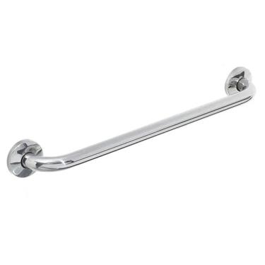 Imagem de Alça de Apoio Barra 80cm Inox Segurança Acessibilidade Idoso Cadeirante Deficiente Banheiro Box Corrimao Apoio