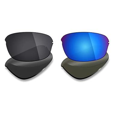 Imagem de Mryok 2 pares de lentes polarizadas de substituição para óculos de sol Oakley Half Wire 2.0 – Opções