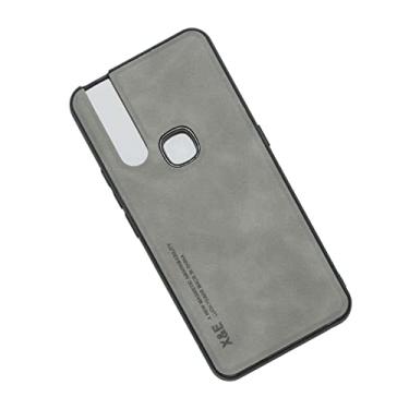 Imagem de Kepuch Silklike Capa para Vivo V15/S1 - Case Placa de Metal Embutida para Vivo V15/S1 - Cinza