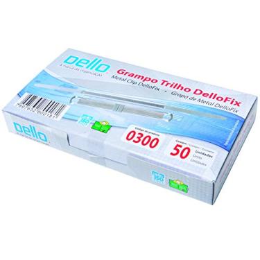 Imagem de Grampo Trilho Prata cx c/ 50 und - DelloFix