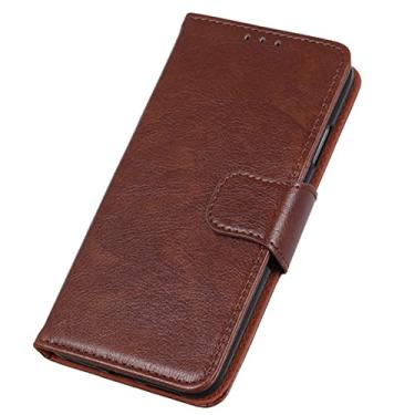 Imagem de YINGDAFENG Capa carteira para Google Pixel 7, capa flip magnética de couro PU com slots para cartão e proteção de câmera à prova de choque revestimento interno de TPU à prova de choque, marrom