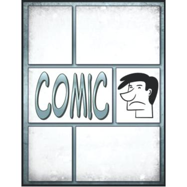 Imagem de Crea Tu Cómic: Una Plantilla De Libro De Anime En Blanco Para Aprender A Crear Tus Propios Cómics - Cuaderno De Bocetos A4 Grande - Cubierta De Acabado Brillante | Ideas Regalo Niño 11 Años