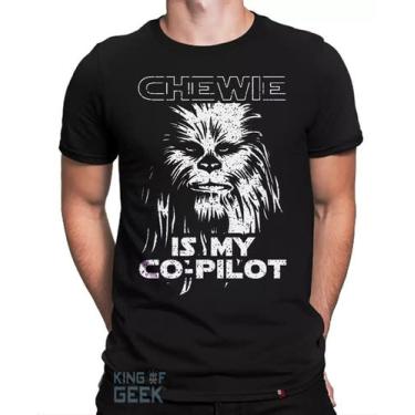 Imagem de Camiseta Chewbacca Star Wars Han Solo Millennium Falcon Tamanho:P;Cor:Preto