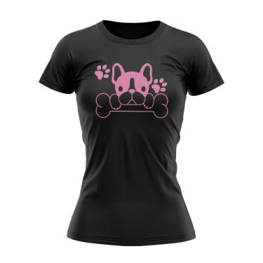 Imagem de Camisa Dry Fit Uppercut My Pet Feminino, Preta e rosa, GG