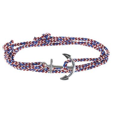 Imagem de West Coast Paracord Pulseiras femininas ajustáveis com âncora náutica e gancho de peixe – feitas de corda de nylon