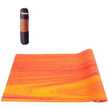 Imagem de Tapete Yoga Mat Pilates em PVC 6mm Rainbow Com Bolsa Yangfit 